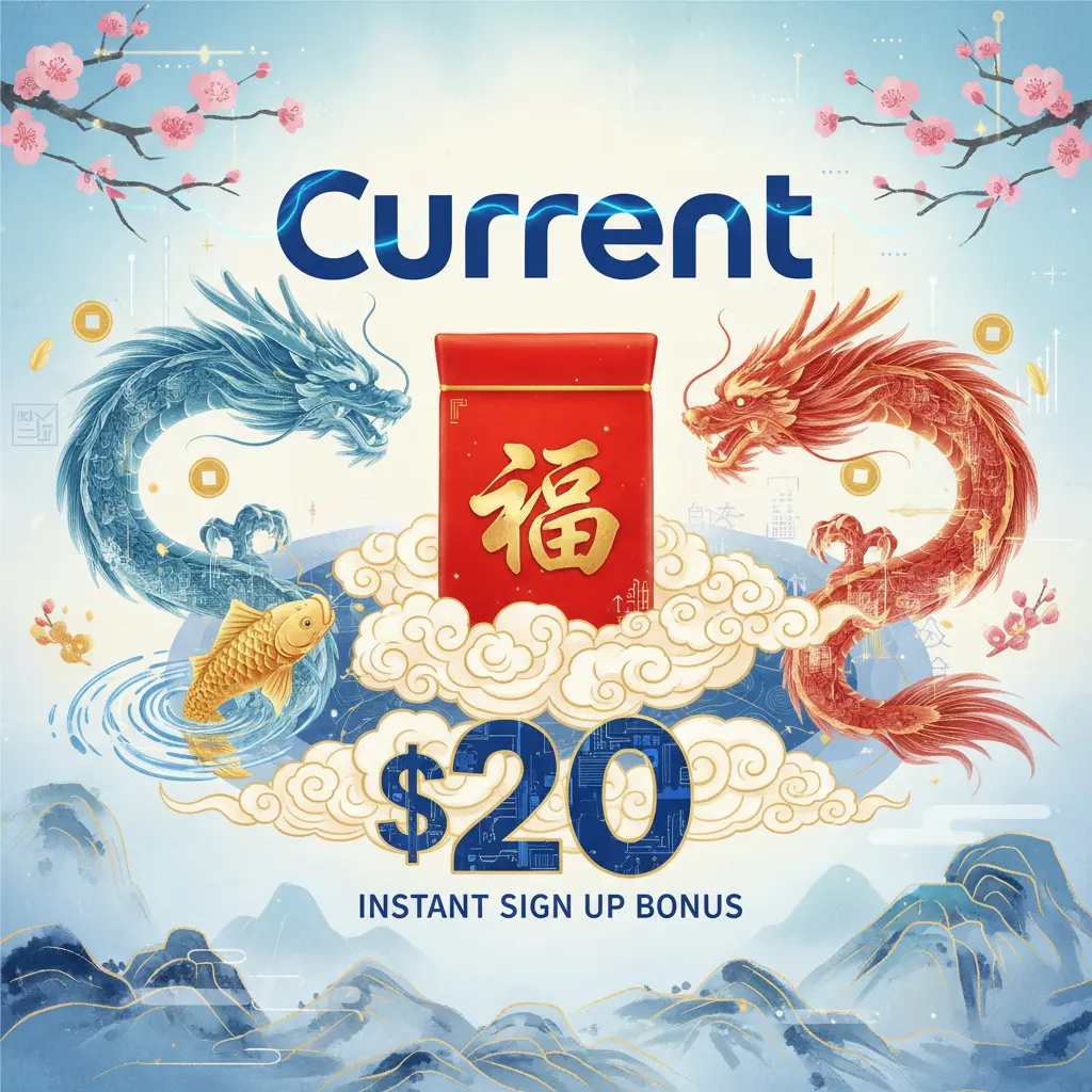 instant $20 sign up bonus - Current